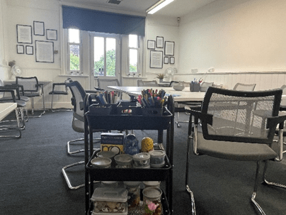 Picture of empty training room